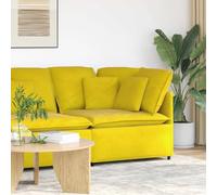 vidaXL Modulo Angolare Divano Modulare con Cuscini Giallo 100 cmMobili