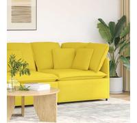 vidaXL Modulo Angolare Divano Modulare con Cuscini Giallo Chiaro 100cmMobili