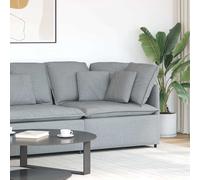 vidaXL Modulo Angolare Divano Modulare con Cuscini Grigio Chiaro 100cm