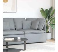 vidaXL Modulo Angolare Divano Modulare con Cuscini Grigio Chiaro 100cmMobili