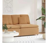 vidaXL Modulo Centrale Divano Modulare con Cuscini Beige 100 cmMobili