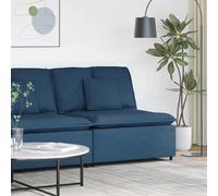 vidaXL Divano modulare modulo centrale con cuscino blu 100 cm, divano modulare, divano centrale, divano in tessuto textilene, moderno