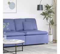 vidaXL Modulo Centrale Divano Modulare con Cuscini Blu Jeans 100 cmMobili