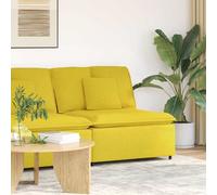 vidaXL Modulo Centrale Divano Modulare con Cuscini Giallo Chiaro 100cm