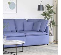 vidaXL Modulo Divano Angolare Modulare con Cuscini Blu Jeans 100 cmMobili