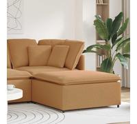 vidaXL Modulo Poggiapiedi Divano Modulare Beige 100x100x48 cmMobili