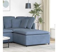 vidaXL Modulo Poggiapiedi Divano Modulare Blu 100x100x48 cmMobili