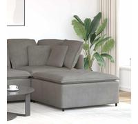 vidaXL Modulo Poggiapiedi Divano Modulare Grigio Chiaro 100x100x48 cmMobili