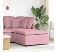 vidaXL Modulo Poggiapiedi Divano Modulare Rosa 100x100x48 cmMobili