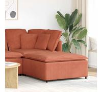 vidaXL Modulo Poggiapiedi Divano Modulare Rosso Arancione 100x100x48cmMobili
