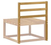 vidaXL Modulo Schienale Bianco 59 x 4 x 73 cm Legno di Acacia Massello