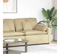vidaXL Modulo Terminale Bracciolo Divano Modulare con Cuscini Verde Grigio 100 cm