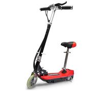 vidaXL - Monopattino Elettrico con Sella 120 W Rosso