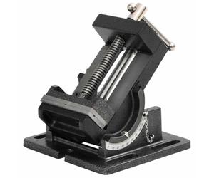 vidaXL Morsa Inclinata Manuale per Trapano a Colonna 110 mm