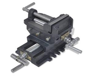 VidaXL Morsa Manuale con Slitta Trasversale per Trapano a Colonna 78mm