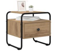 vidaXL Armadio da Notte 2 pz Rovere Artigianale 40 x 39,5 x 40 cm, Soluzioni moderne per riporre, comodino rettangolare, organizer compatto, cabinet elegante per decorazione casa
