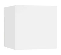 vidaXL Comodino Bianco 30,5x30x30 cm in Legno Multistrato