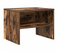 vidaXL Comodino Rovere Fumo 40x30x30 cm Legno Multistrato