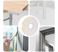 vidaXL Nastro adesivo in schiuma 10 pz Bianco 20mm x 10m Schiuma CR