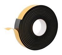 vidaXL Nastro adesivo in schiuma 10 pz Nero 30mm x 5m Schiuma CR