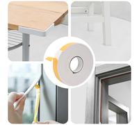 vidaXL Nastro adesivo in schiuma 20 pcs Bianco 30mm x 5m Schiuma CR
