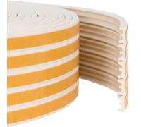 vidaXL Nastro adesivo per finestre Bianco 9 x 4 mm 100 m Schiuma EPDM