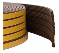 vidaXL Nastro adesivo per finestre Marrone 8 x 3 mm 50 m Schiuma EPDM