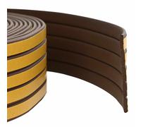 vidaXL Nastro adesivo per finestre Marrone 9 x 3 mm 100 m Schiuma EPDM
