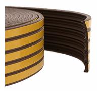 vidaXL Nastro adesivo per finestre Marrone 9 x 4 mm 50 m Schiuma EPDM
