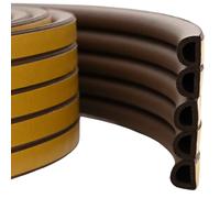 vidaXL Nastro adesivo per finestre Marrone 9 x 8 mm 100 m Schiuma EPDM