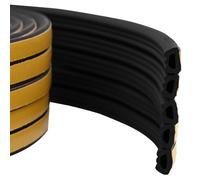 vidaXL Nastro adesivo per finestre Nero 10 x 6 mm 100 m Schiuma EPDM