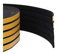 vidaXL Nastro adesivo per finestre Nero 8 x 2 mm 100 m Schiuma EPDM