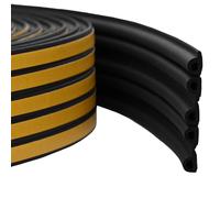 vidaXL Nastro adesivo per finestre Nero 9 x 6 mm 100 m Schiuma EPDM