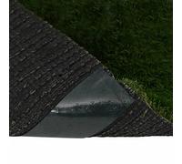 vidaXL Nastro autoadesivo per erba artificiale, verde, 5 cm x 10 m tessuto non tessuto, nastro per erba artificiale, installazione del giardino, connettore per torba, interno verde, falso sinistra per
