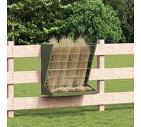 vidaXL Nutriente per Fieno Verde oliva 71 x 33 x 70 cm