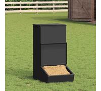 vidaXL Nutriente per Maiali Nero 55 x 38 x 76 cm