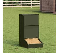 vidaXL Nutriente per Maiali Verde oliva 55 x 38 x 76 cm