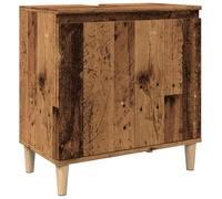 vidaXL Mobile Lavabo Legno Antico 58x33x60 cm in Legno Multistrato