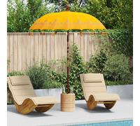 vidaXL Ombrello da giardino Balinese Parasol Patrimonio Grande Ombra Estiva Fatta a Mano