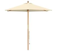 vidaXL Ombrello da giardino Ø 210 x 237 cm Legno di Eucalipto Massello
