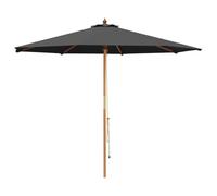 vidaXL Ombrello da giardino Ø 300 x 248 cm Legno di Eucalipto Massello