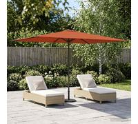 vidaXL Ombrello da giardino 200 x 300 cm Poliestere Rettangolare