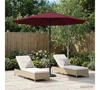 vidaXL Ombrello da giardino 230 x 230 cm Poliestere Rettangolare