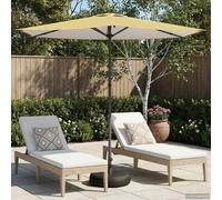 vidaXL Ombrello da giardino 270 x 270 cm Poliestere Rettangolare
