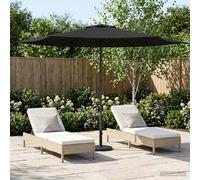 vidaXL Ombrello da giardino 300 x 300 cm Poliestere Rettangolare
