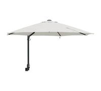 vidaXL Ombrello da giardino Beige e Nero 248 x 248 x 148 cm