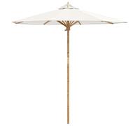 vidaXL Ombrello rotondo da patio 217Cm Panna Altezza Regolabile Waterproof e Resistente ai Raggi UV Ombra con Meccanismo di Inclinazione per Ombrelloni da Balcone e Giardino