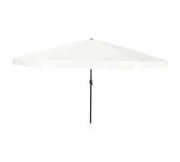 vidaXL Ombrello da giardino Bianco e Nero 395 x 395 x 245 cm