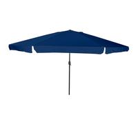 vidaXL Ombrello da giardino Blu e Nero 395 x 395 x 245 cm