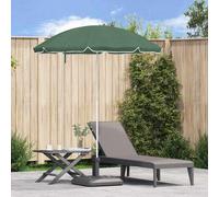 vidaXL Ombrello da giardino Poliestere 170T Verde